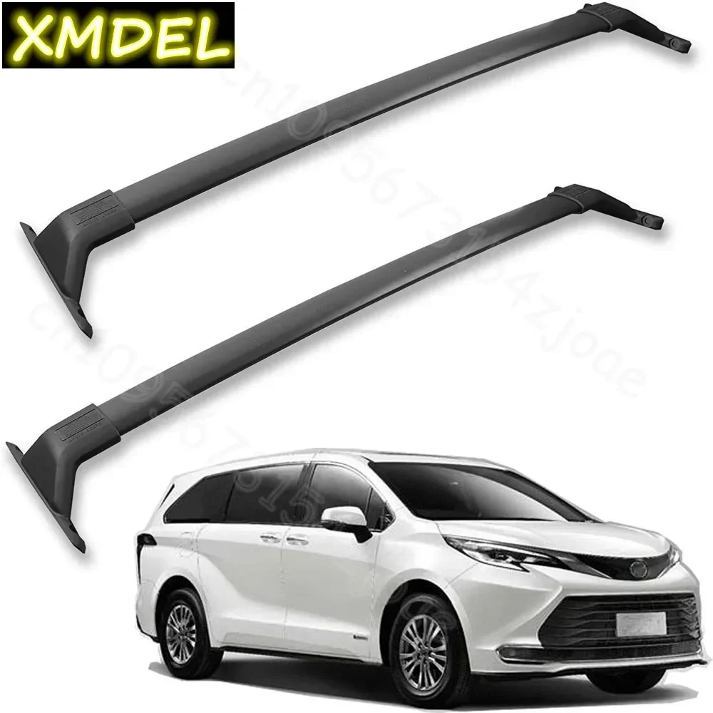 

for Toyota Sienna car styling Pair Roof Rack Crossbar Luggage Carrier protector For 2021-2022