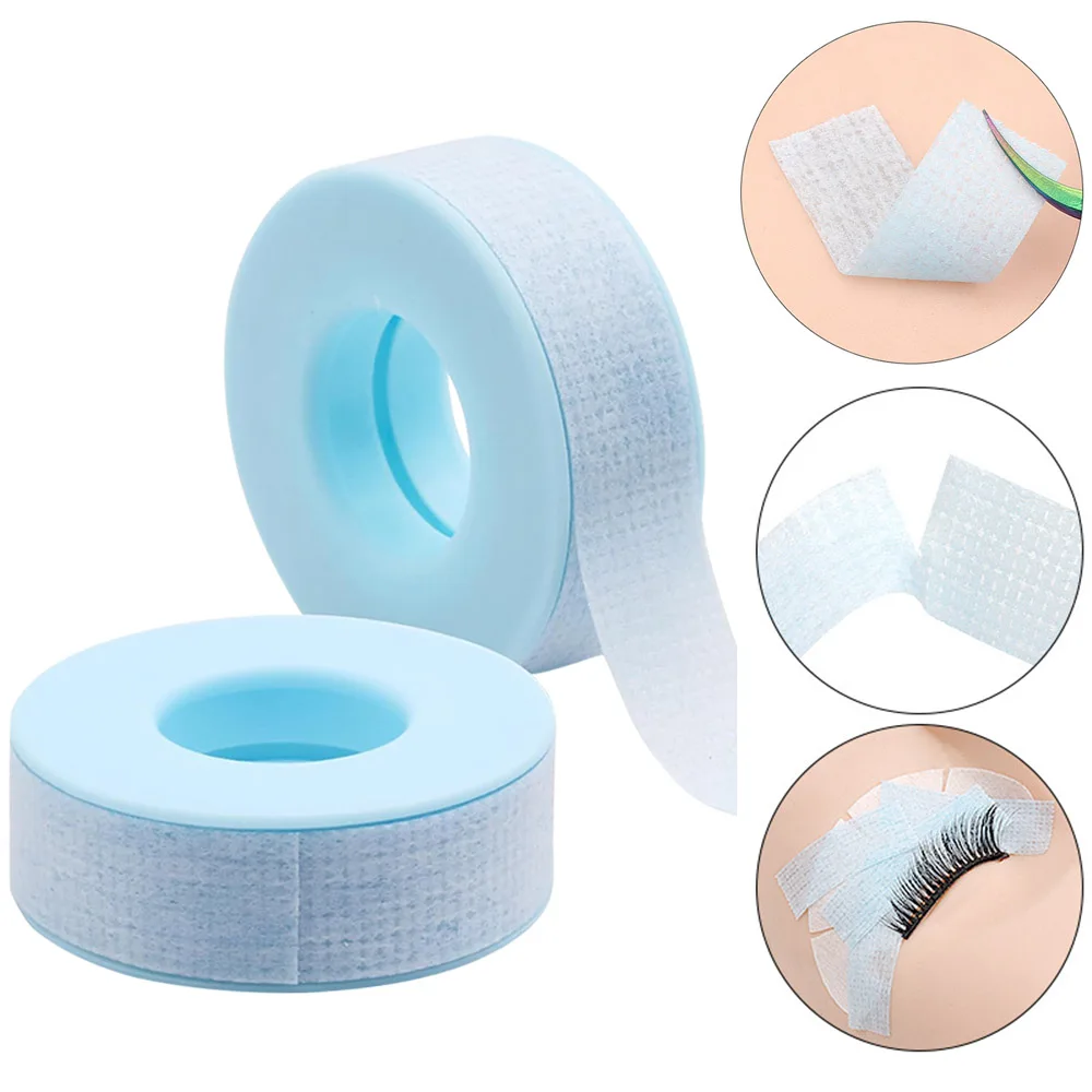 2 rouleaux de ruban adhésif en Gel de Silicone pour Extensions de cils, facile à déchirer, respirant, fournitures d'outils de levage médical microporeux