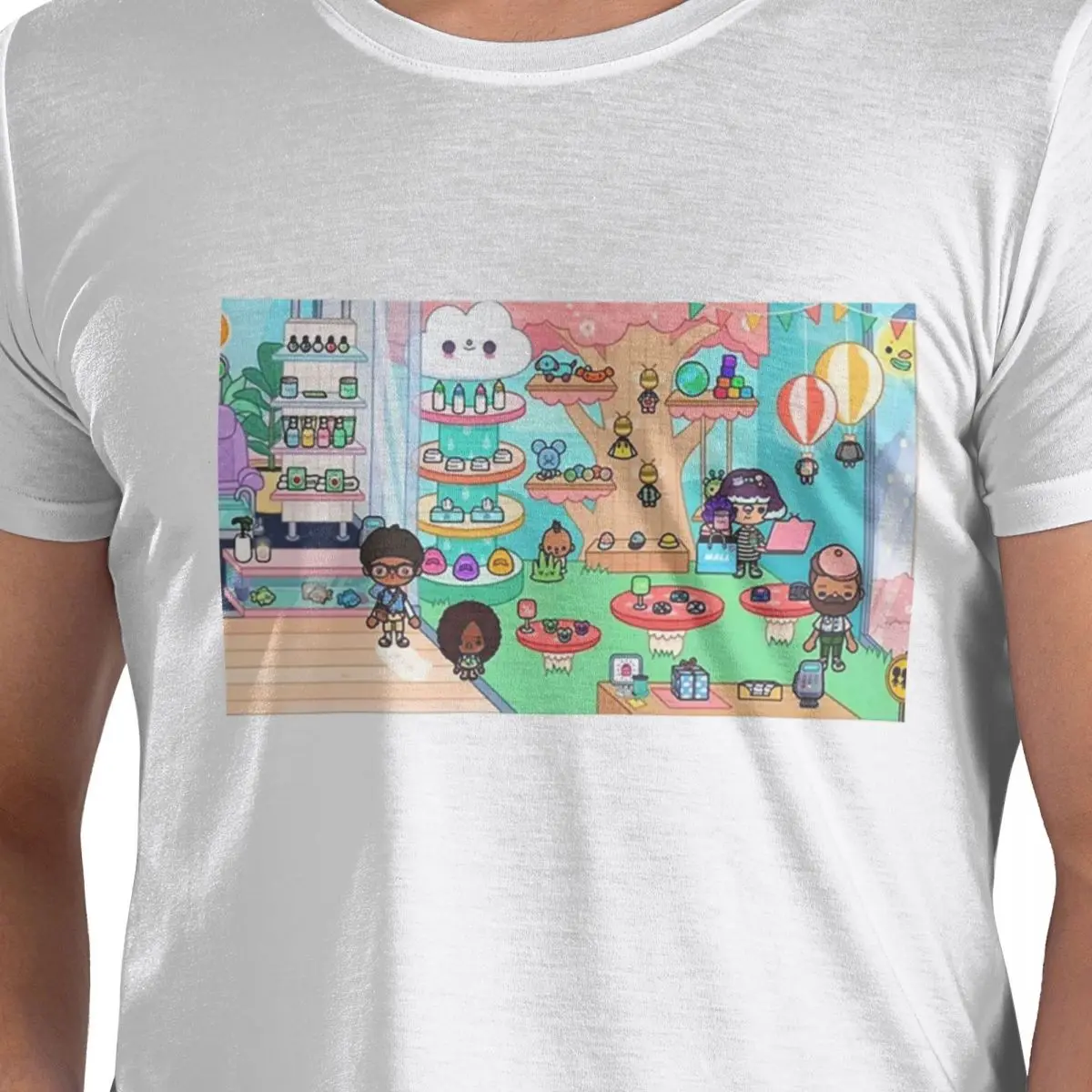 

Toca Life Box Toca Boca Cute Game футболка из 100% хлопка мужские футболки большого размера мужские с круглым вырезом с коротким рукавом S-6XL