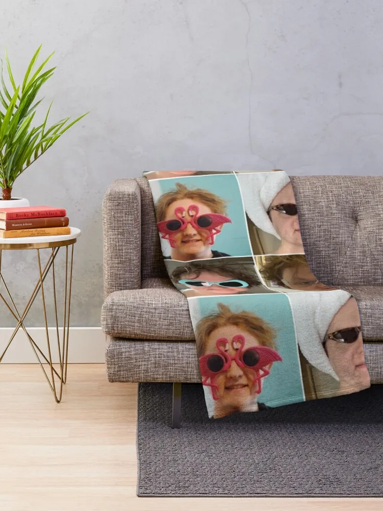 Lewis Capaldi collage Throw Blanket Dorm Room Essentials Stuffeds Comforter warm for winter Fluffy Softs Blankets