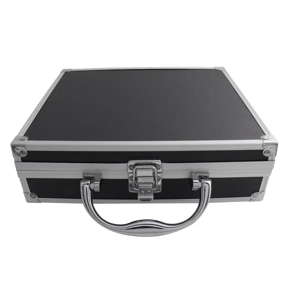 Aluminium Alloy Tool Box  for Dental Loupes Headlight Instrument Storage Case Rganizer Suitcase with Sponge Lining