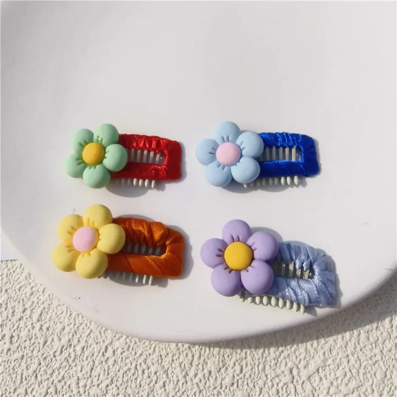 Cute Pet Hairpin Dog Grooming Wedding Head Accessories Dog Comb Hairpin BB Hair Clips Teeth Pure Hand Around Baby Safety