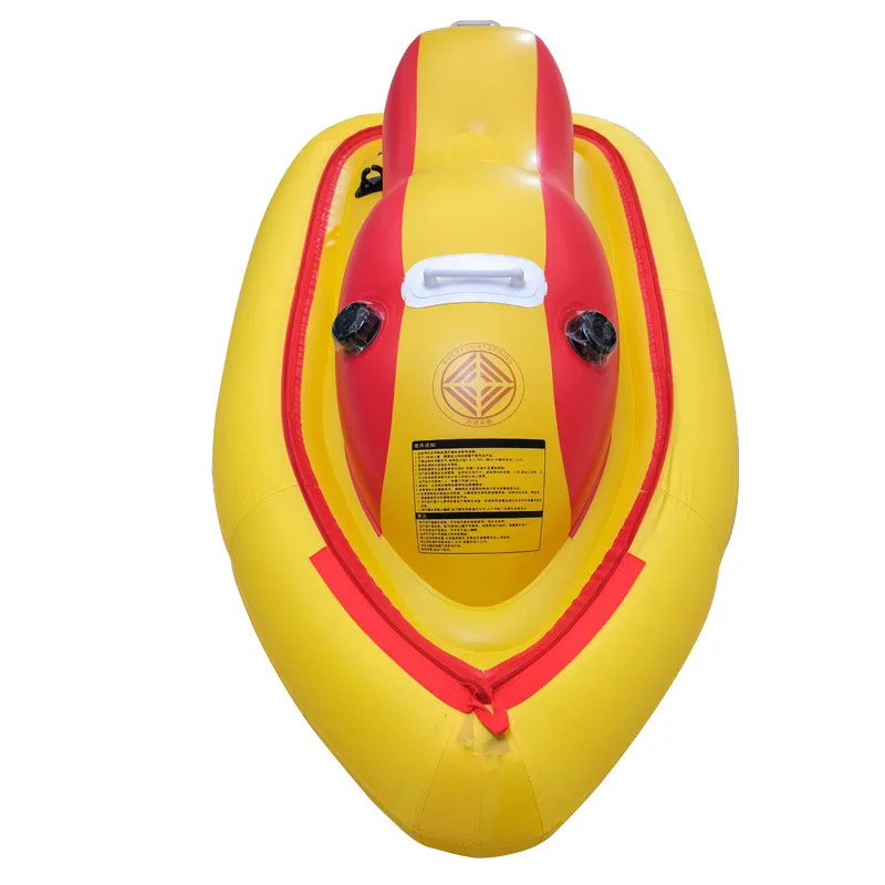 Motorized Inflatable Jet Ski Boat Water Floating Motor Boat Outdoor Mobile Inflatable Water Towing Boat