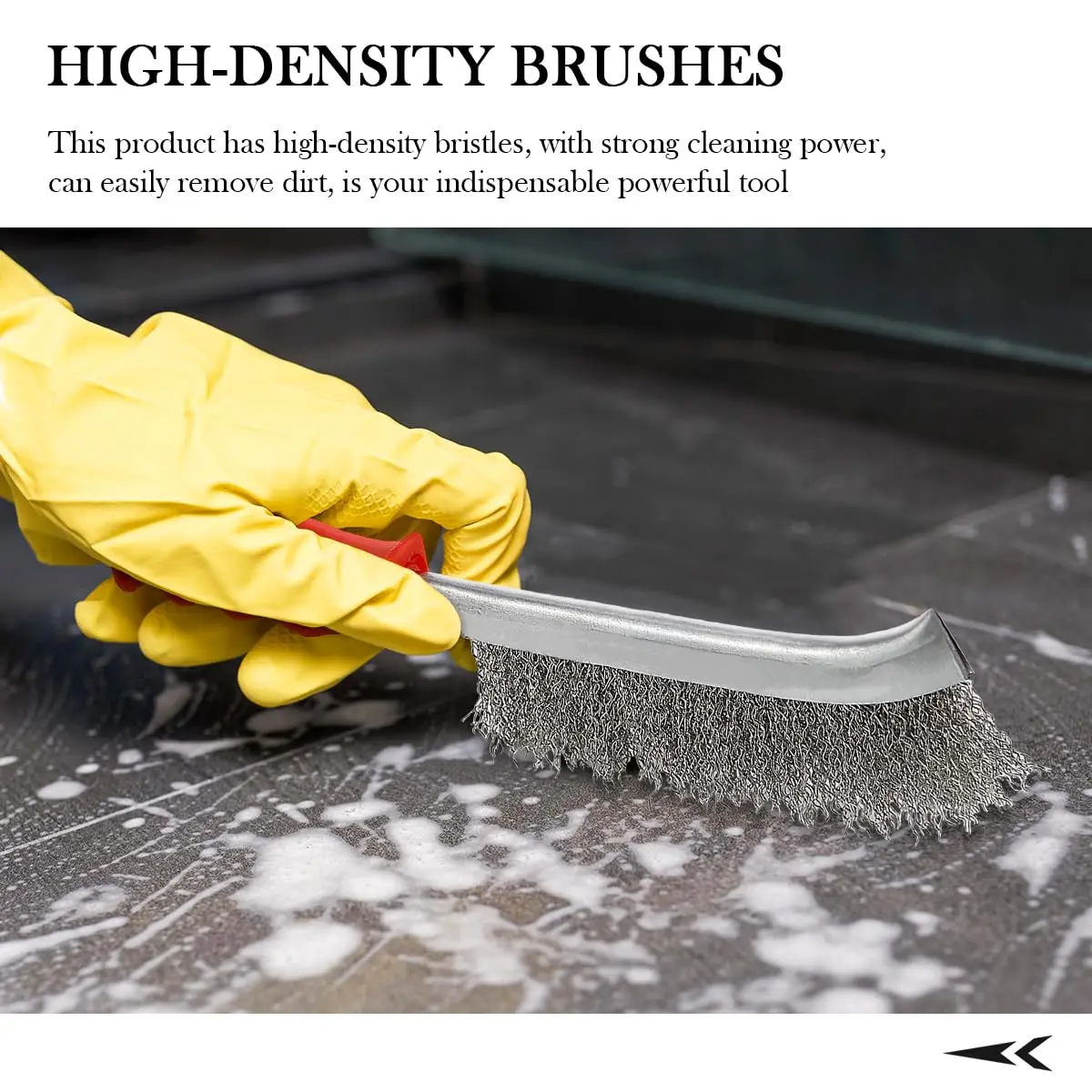 SIFANG 1 шт., многофункциональная проволочная щетка из нержавеющей стали с длинной ручкой с медным покрытием для кухонного гриля, специальная пластина для удаления ржавчины