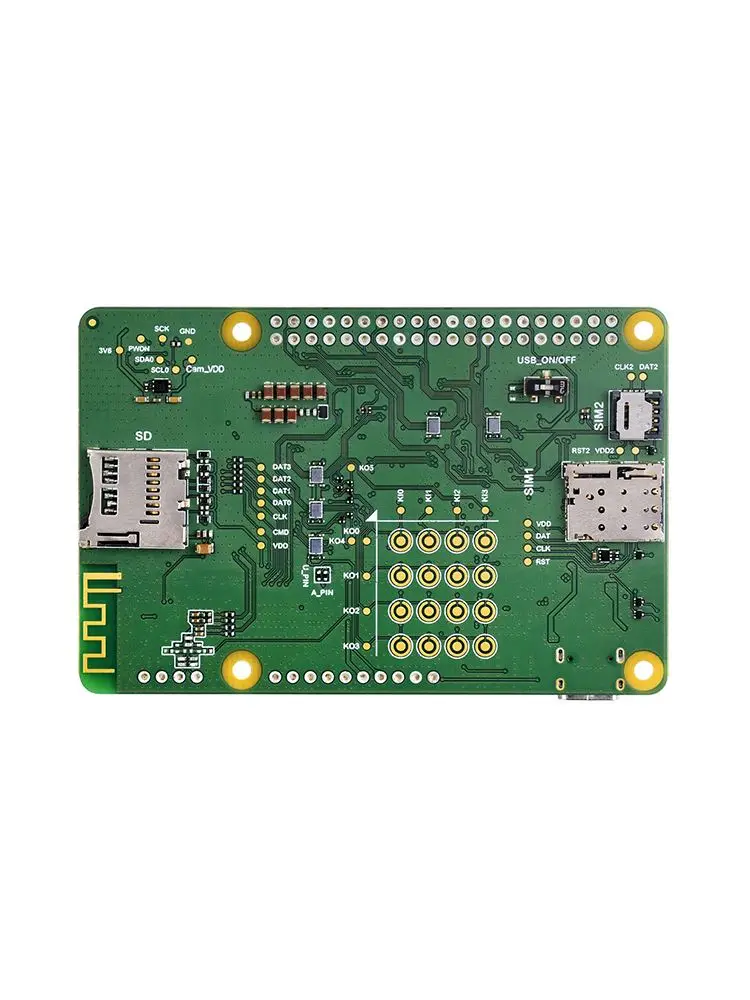 Waveshare Mobile EC200U Development Board IoT LTE Cat 1 Wireless Communication QuecPython Bluetooth