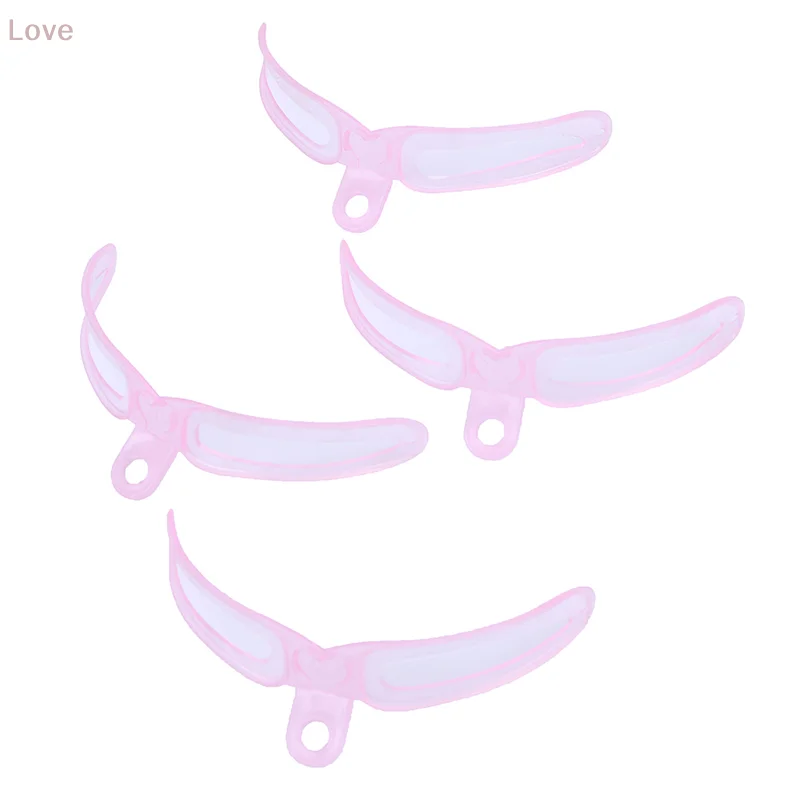 [L&P] استنسل قالب الحواجب 4 في 1 بتصميم قابل لإعادة الاستخدام لبطاقة تهذيب الحواجب لشكل حواجب مثالي