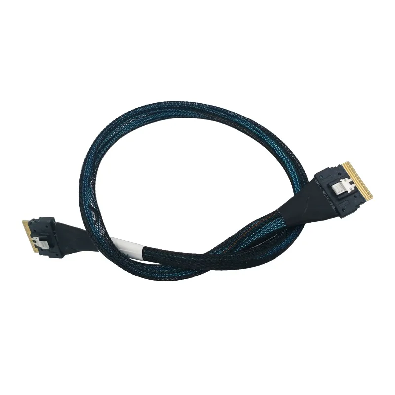 SlimSAS 8i (SFF-8654) to SlimSAS 8i (SFF-8654) Cable-80cm  PCIe 4.0 SFF-8654 8i to SFF-8654 8i Cable