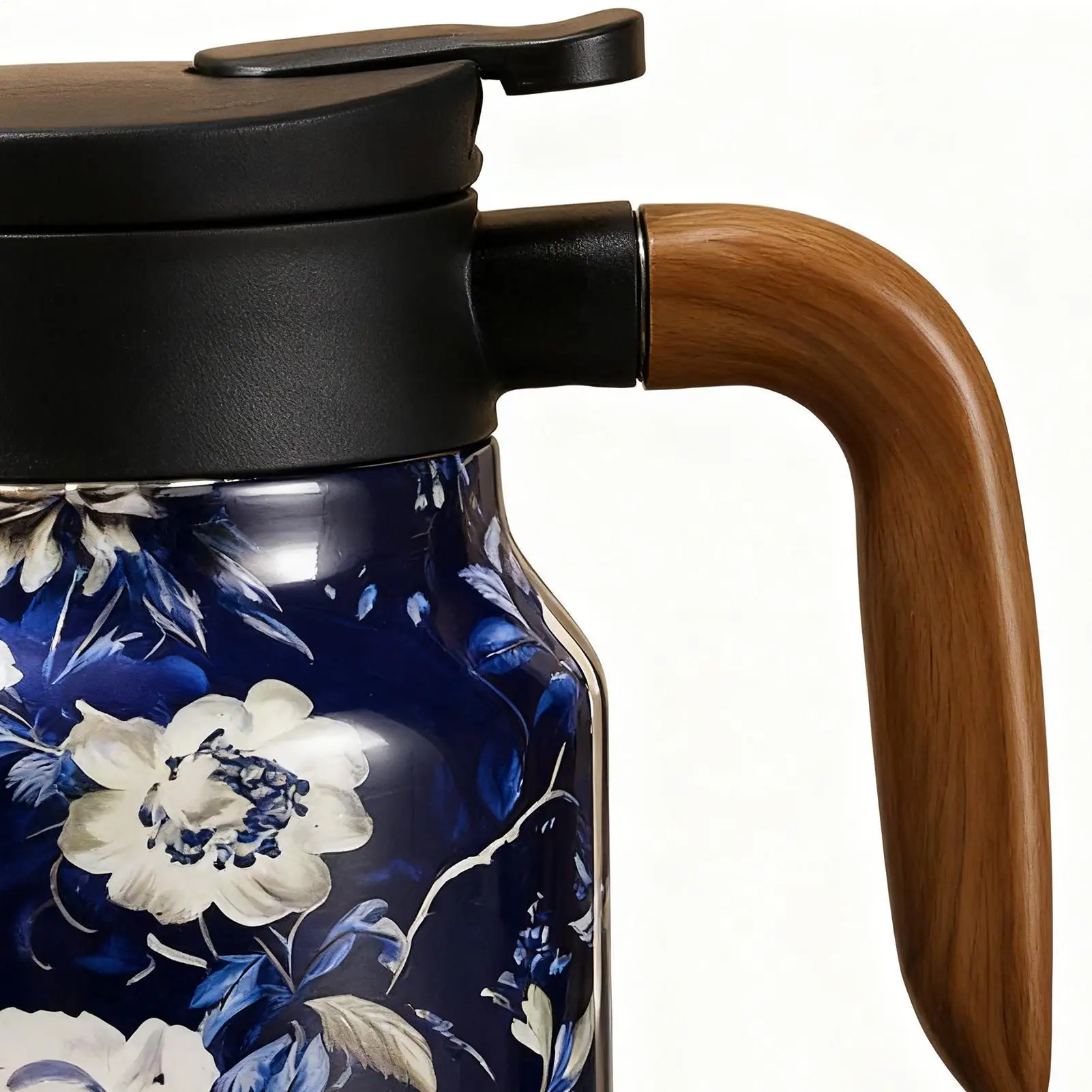 

Stainless Steel Tea Kettle 1L Comfortable Grip Metal Container Built-in Strainer Tea Water Kettle For Home Office Kitchen