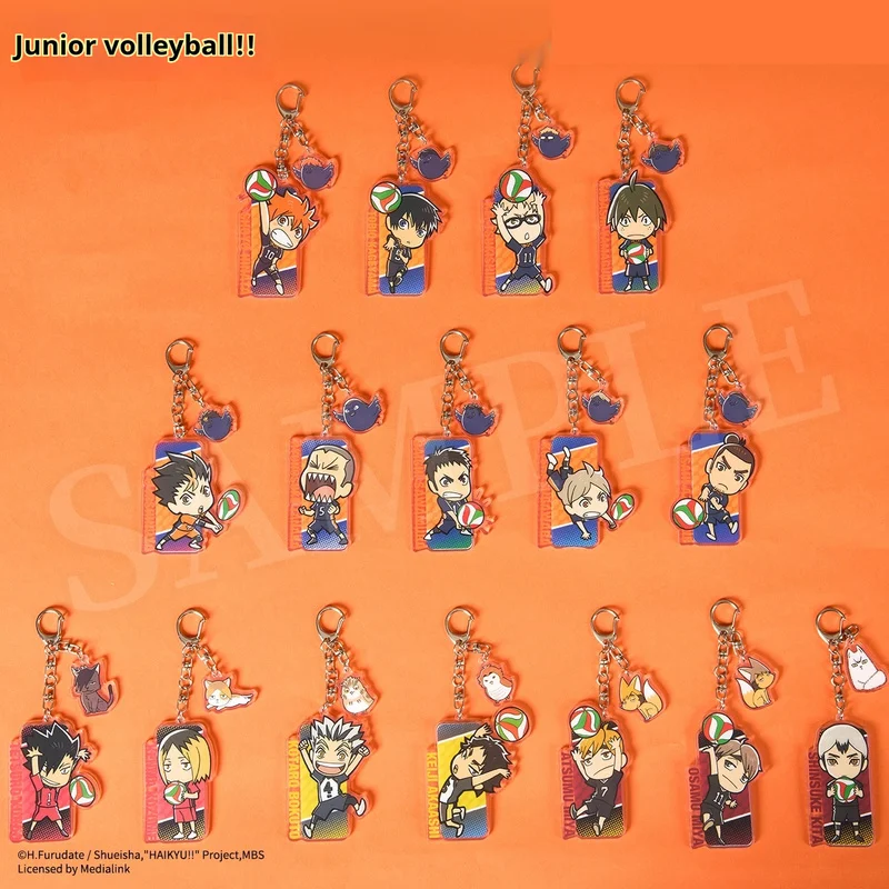 

Anime Volleyball Youth Double Sided Acrylic Keychain Pendant Cosplay Accessories For Acrylic Keyring Perfect Birthday Gift