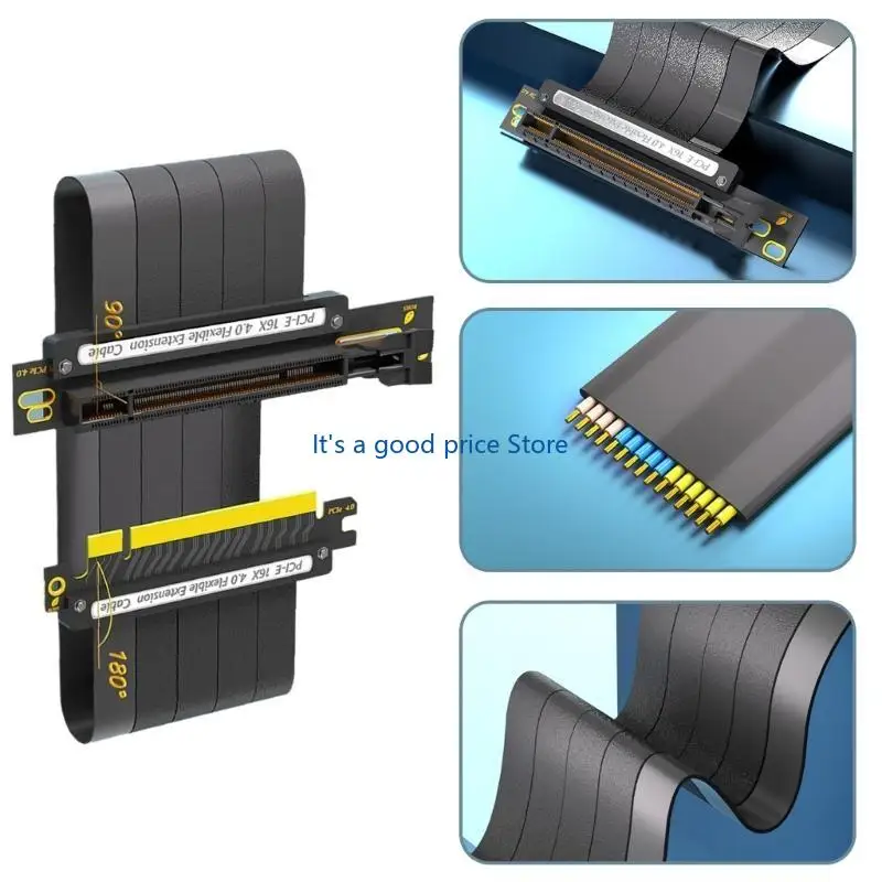 cable-pcie-x16-a-x16-rapide-rallonge-verticale-a-90-degres-180-degres