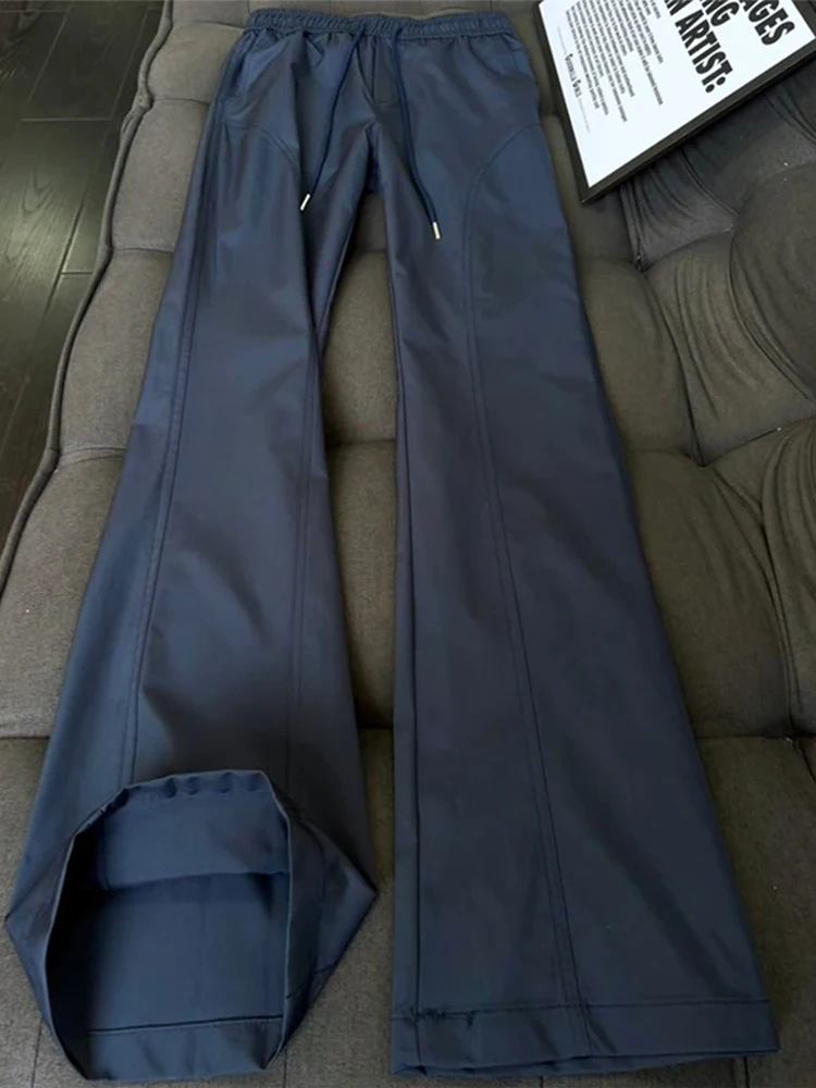 

Qui Dry American Sports Pants Men's Spring High Sense Oblique Cut Leg Lengthening Windproof Waterproof Climbing Casual Pants