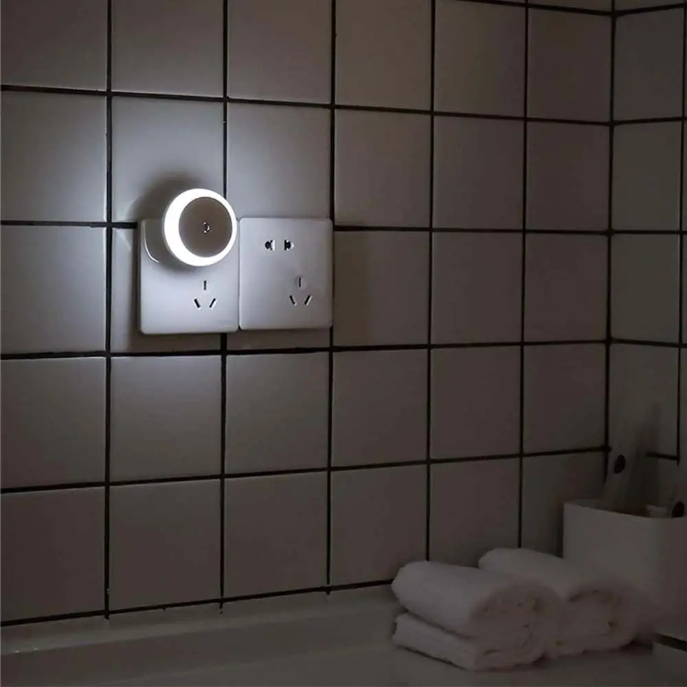 Creative LED Light Smart Sensor Night Light Intelligent Small Smart Induction Light Light Control Circular Living Room