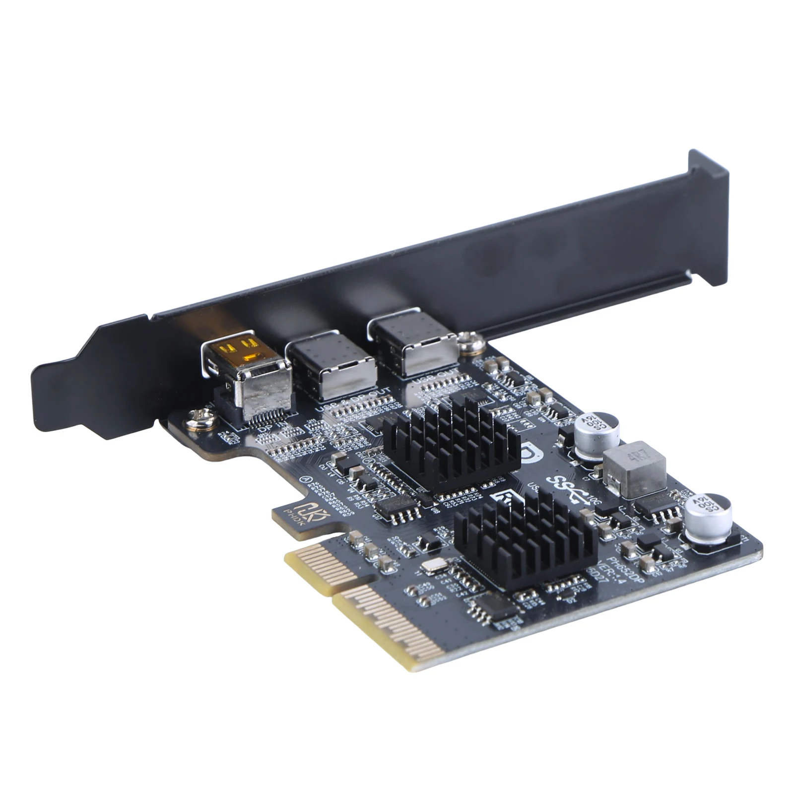 

Контроллер-адаптер Type-C ASM3142 USB 3.1 10 Гбит/с Gen 2, плата расширения с двумя портами USB-C, док-станция для настольных ПК