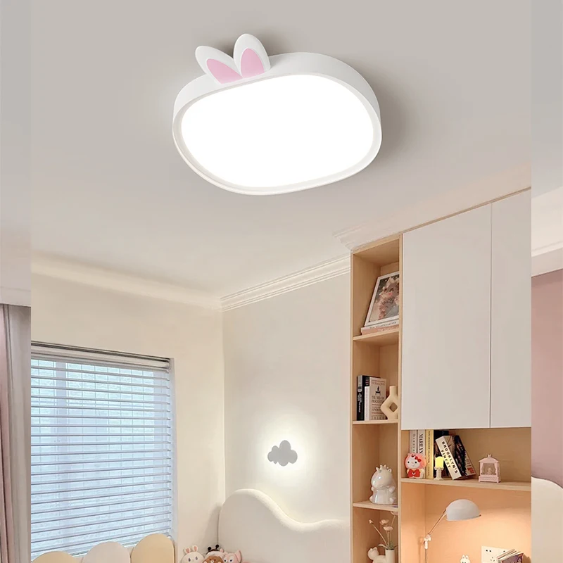 Full Spectrum Eye Protection Children's Room Bedroom Lamp Creative Personality Warm And Cute Girl Room Ceiling Lamp Modern Lamps