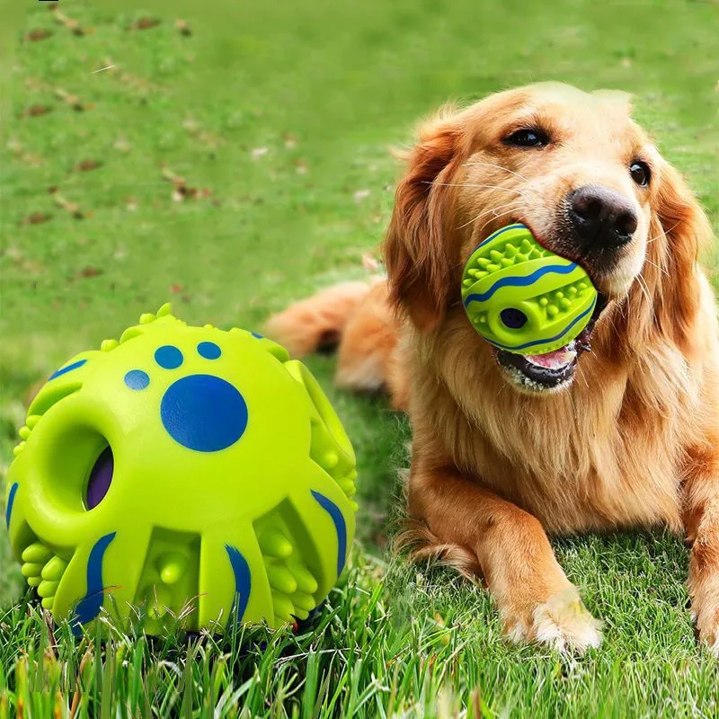 Pet Toy Sound Ball Dog Toy Strange Barking Dog Ball Trick Sound Ball Chewing Pet Ball Rolling Grinding Teeth To Relieve Boredom