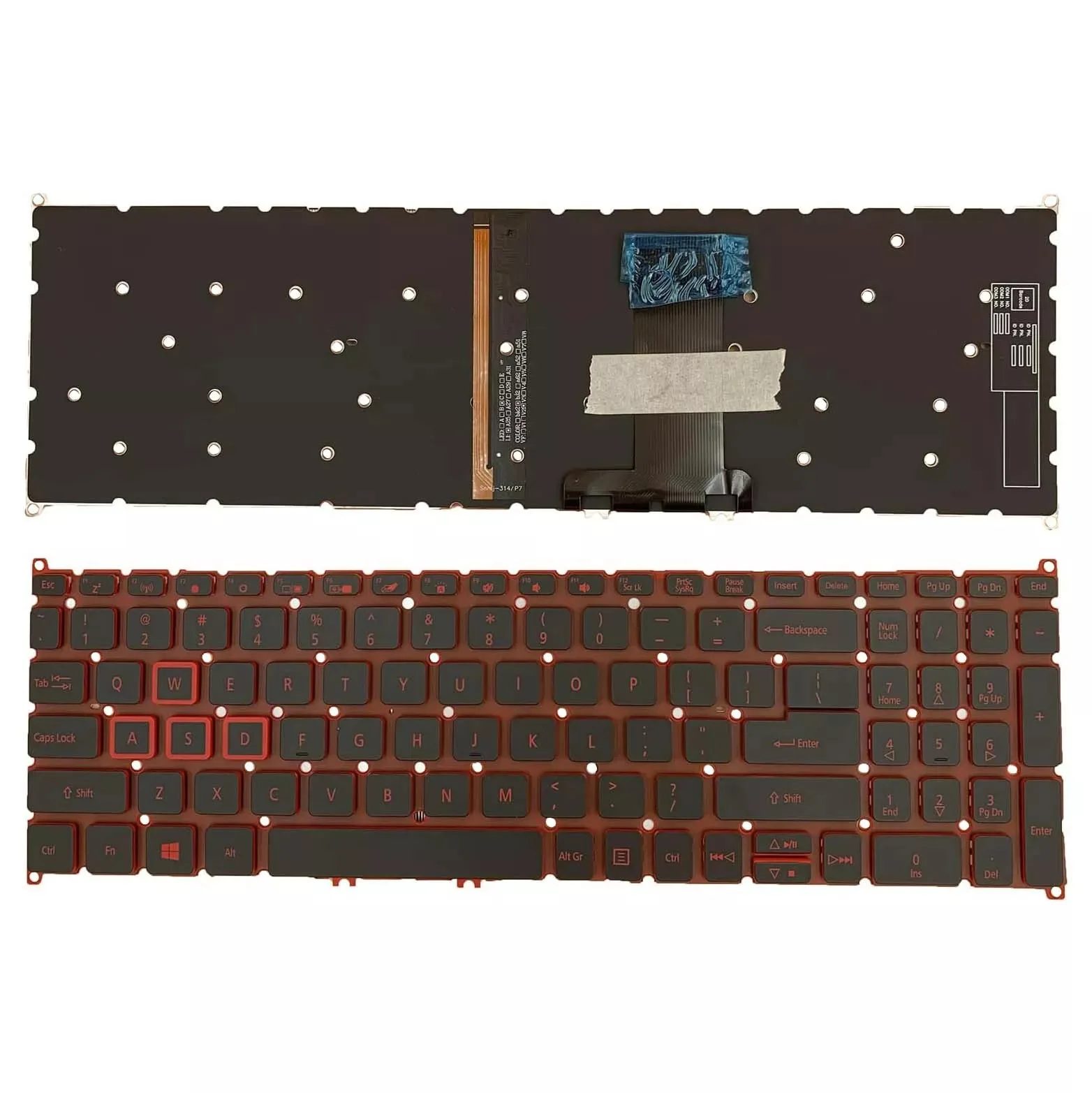 

US Laptop Keyboard for ACER Spin 5 SP515-51N GN Nitro NP515-51 N17W1