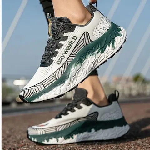 Original Brand Non-slip Walking Shoes Couple Walking Jogging Shoes Comfortable Thick Bottom Sports Casual Shoes