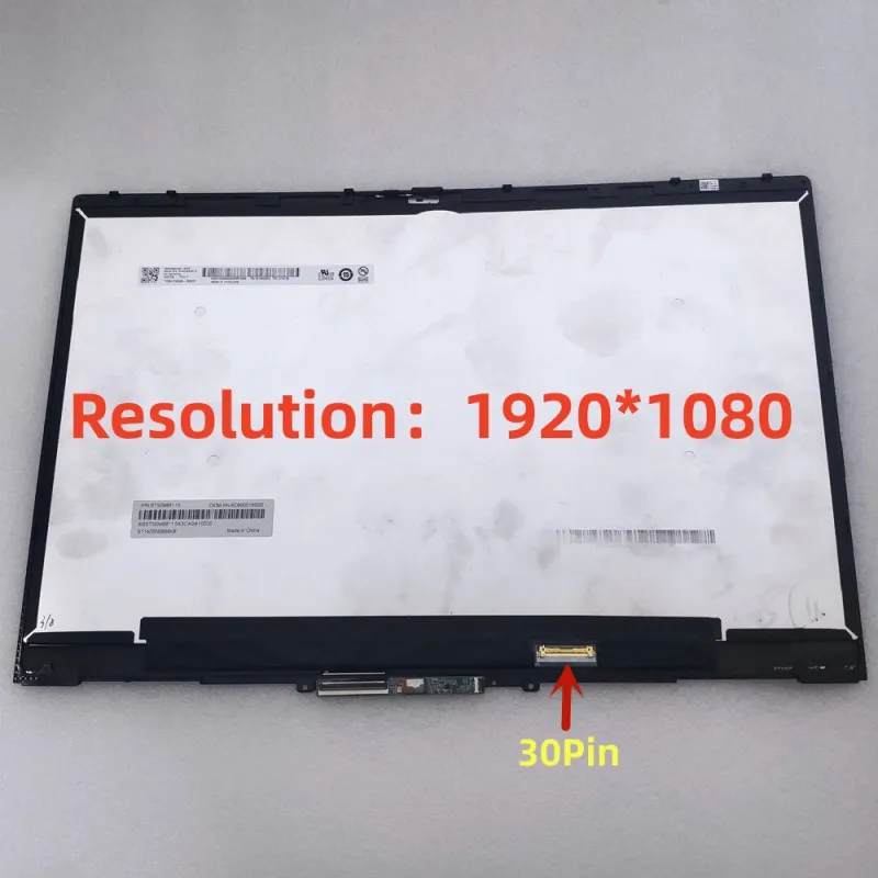 Imagem -05 - Lenovo-tela Sensível ao Toque do Yoga Thinkpad x1 Display Lcd 14.0 4ª e 5ª Geração Fhd Wqhd Uhd2023 2023