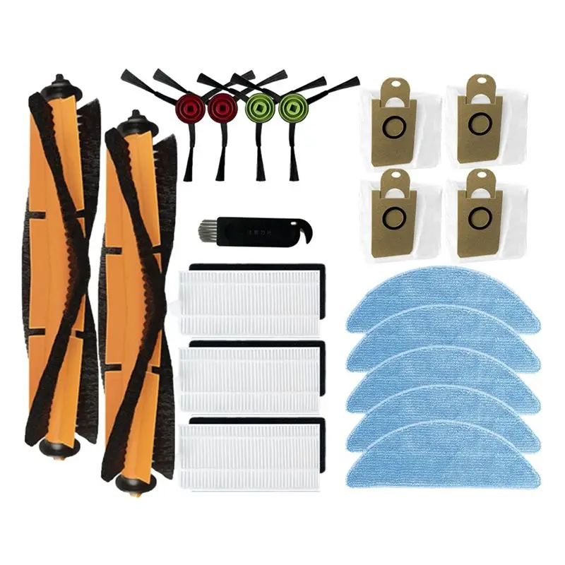 

B01C-Main Side Brush Hepa Filter Mop Rag Cloth Dust Bag Vacuum Cleaner Accessories Plastic For Xiaomi Lydsto R3 Robot Vacuum Cle