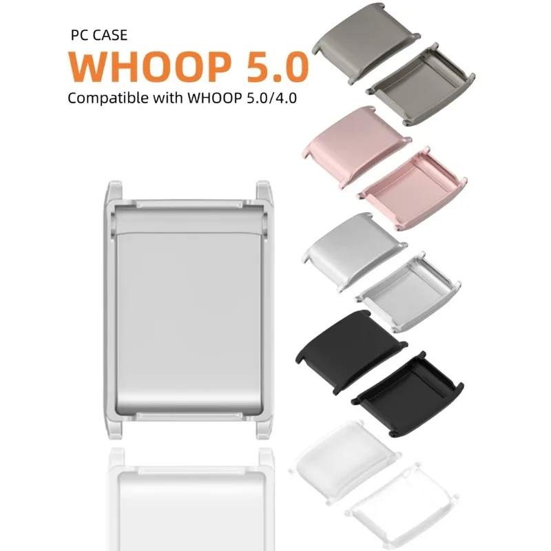 Adaptergehäuse für Whoop 4.0 Armband-Zubehör, Harter PC-Rahmen Stoßfänger-Schale Abdeckung für Correa Whoop 5.0 LIFE MG/PEAK/ONE Gehäuse 22mm Armband