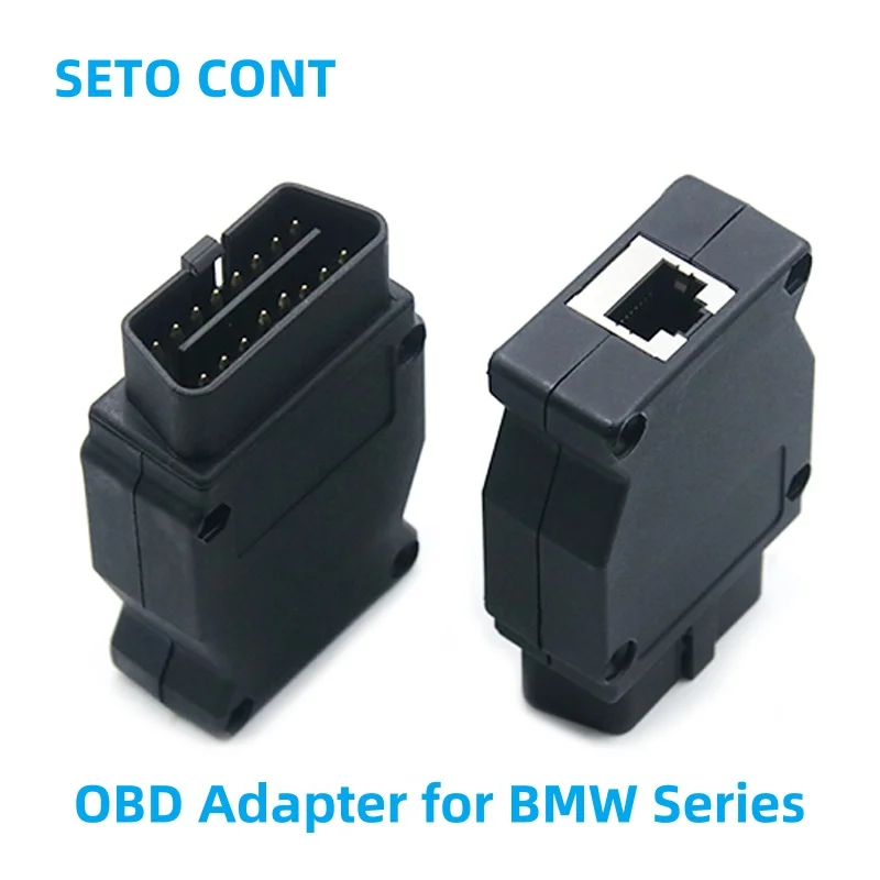 

16 Pin OBD Adapter OBDII Converter for BMW 1-7 Series Male Interface of Enet Ethernet To ICOM Coding F-Series Interface Socket