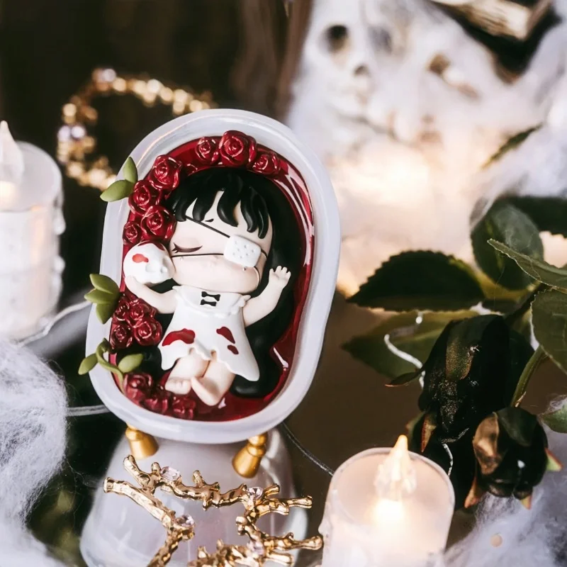 حقيقي 52 لعب ليليث القرن ماري صندوق أعمى لطيف الشكل تحصيل لعبة صندوق غامض سطح المكتب الديكور القوطية نمط هدية