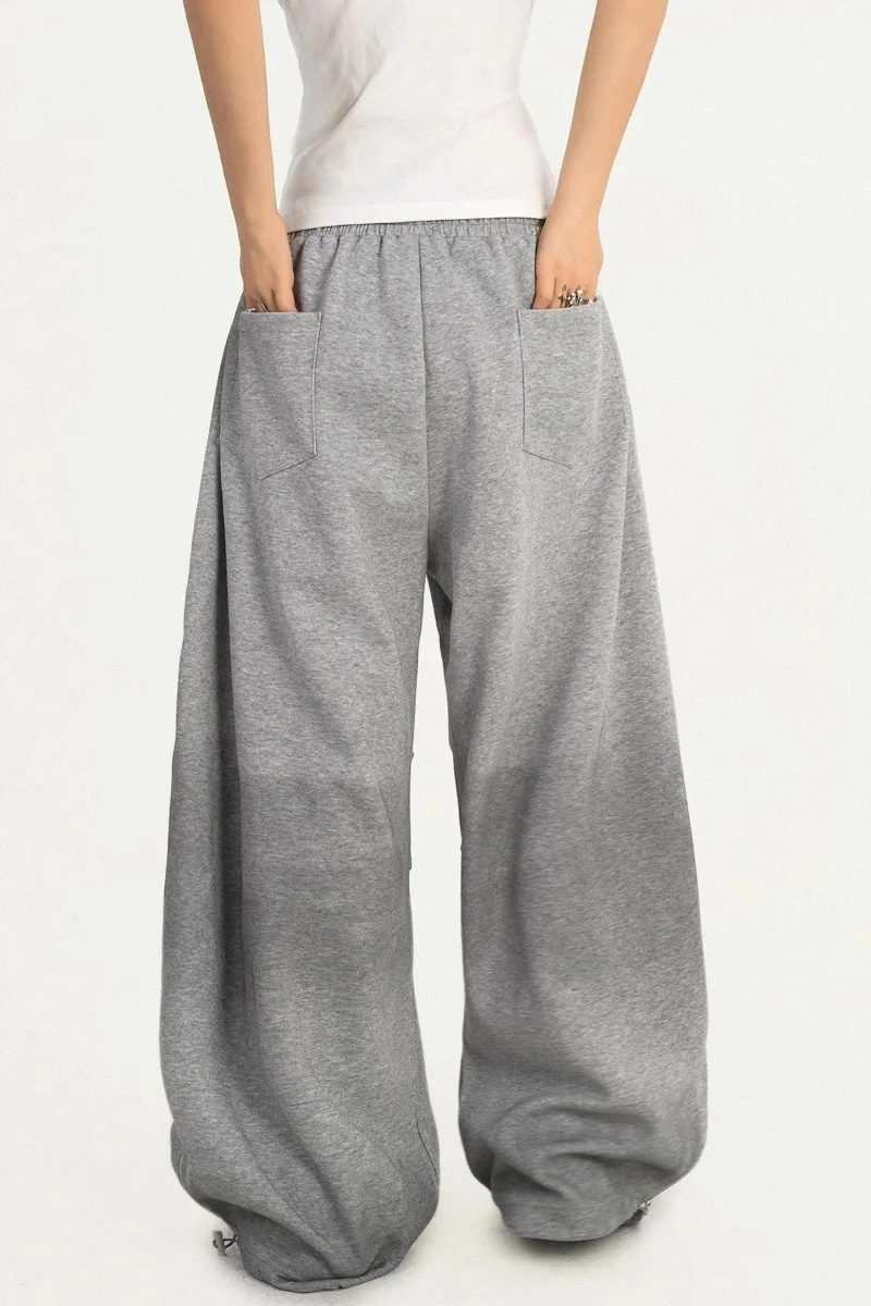 Y2K pants Harajuku American Vintage Letter Print Wide Leg Pants Men Wome Hip Hop Goth Sweatpants 2000s Wide Leg Pants Streetwear