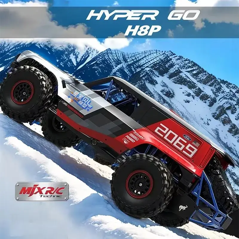 MJX H8P محاكاة 1:8 سيارة التسلق RC نموذج التحكم عن بعد حقيقية أذن فرش الدفع الرباعي على الطرق الوعرة مركبة RTR