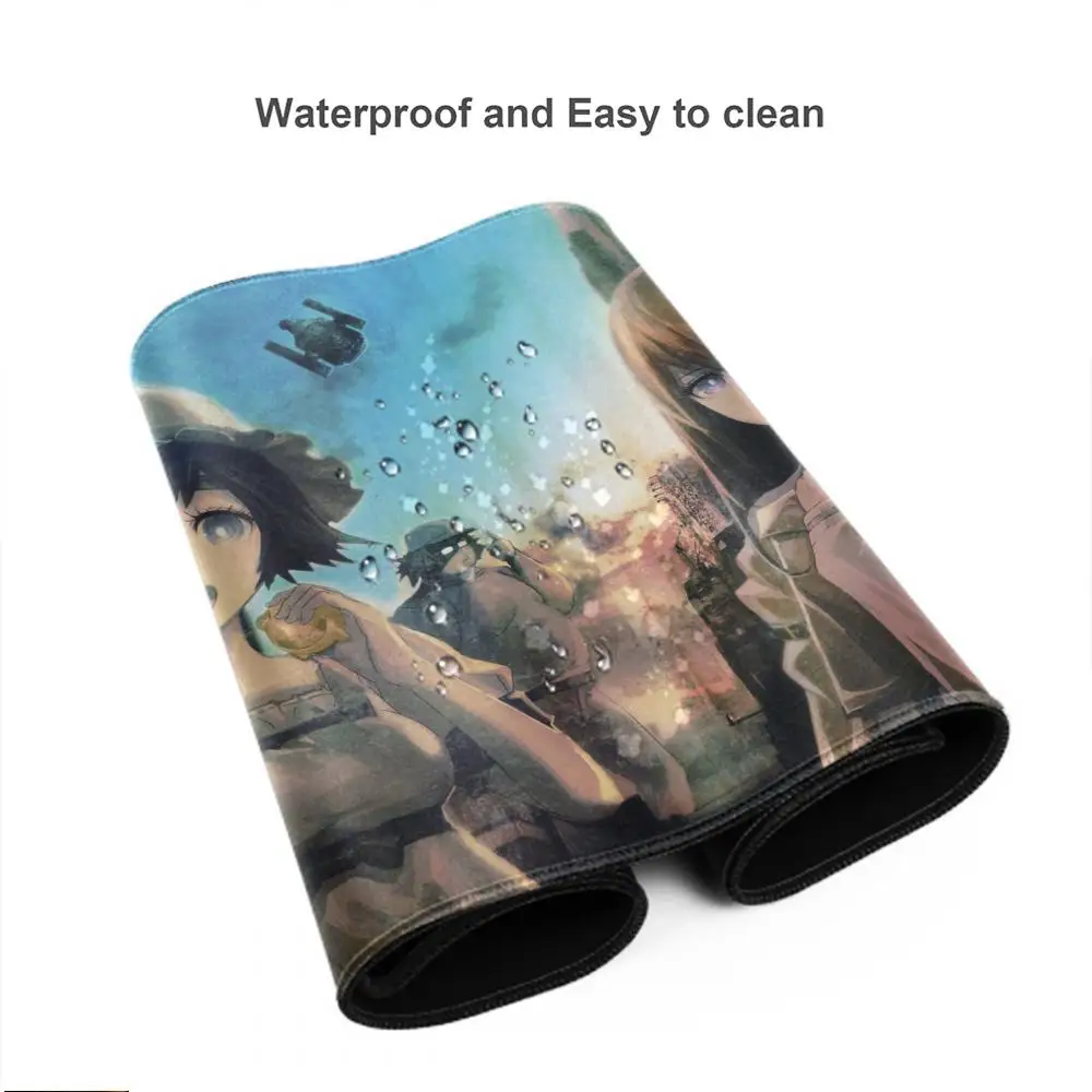 Steins Gate Mouse Pad Gamer Pad Big Gaming Mousepad XL Mouse Pad Tastatur Mat Schreibtischunterlage Tischteppich Mousepad Computer