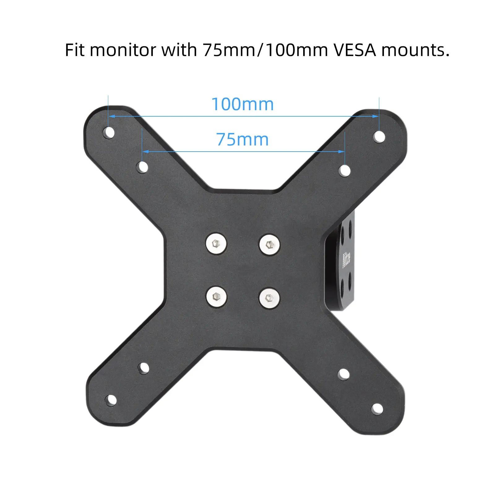Nitze Monitor Stand VESA monitor stand fits monitors with 75 / 100 mm VESA mounting patterns