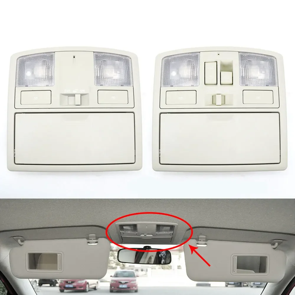 

Car Interior Roof Light Front Reading Dome Lamp Glasses Case With sunroof Switch Assembly For Mazda 3 BL 2009-2013