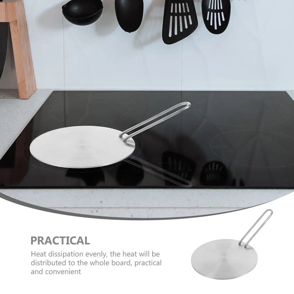 

Stainless Steel Heat Converter Disk Induction Plate Adapter Electric Cooker 22 White Box Thermal Board Kitchen Accessories