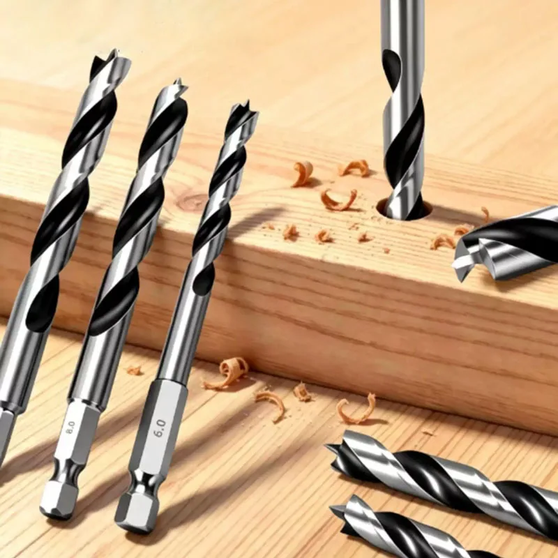 Woodworking Drill Bit Set, 1/4