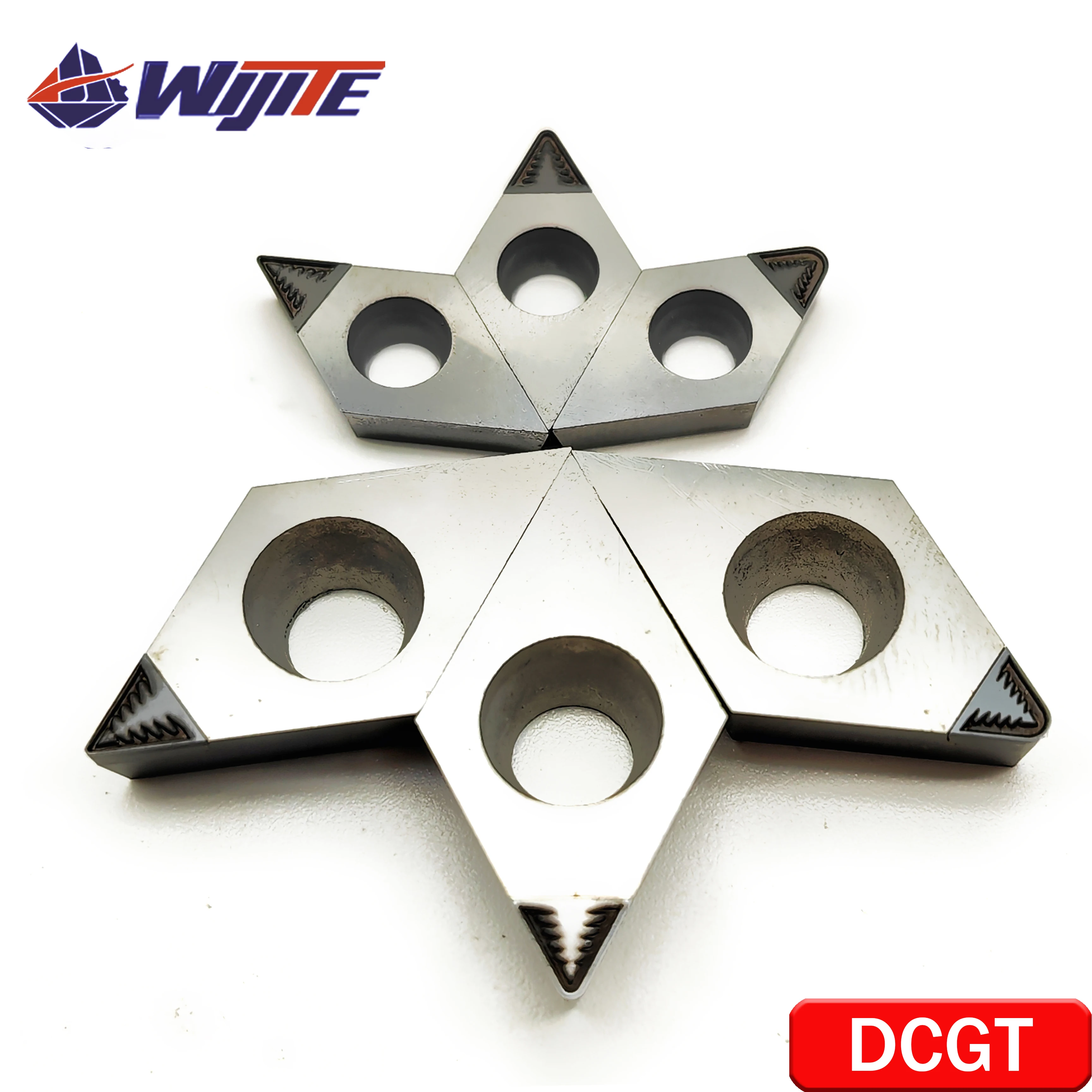 Imagem -04 - Ferramenta de Quebra de Chip Pcd Dcgt0702 Dcgt11t3 dx é Usado para Metais Não Metalizados Adequado para Alumínio e Cobre com Acabamento Alto Dcgt