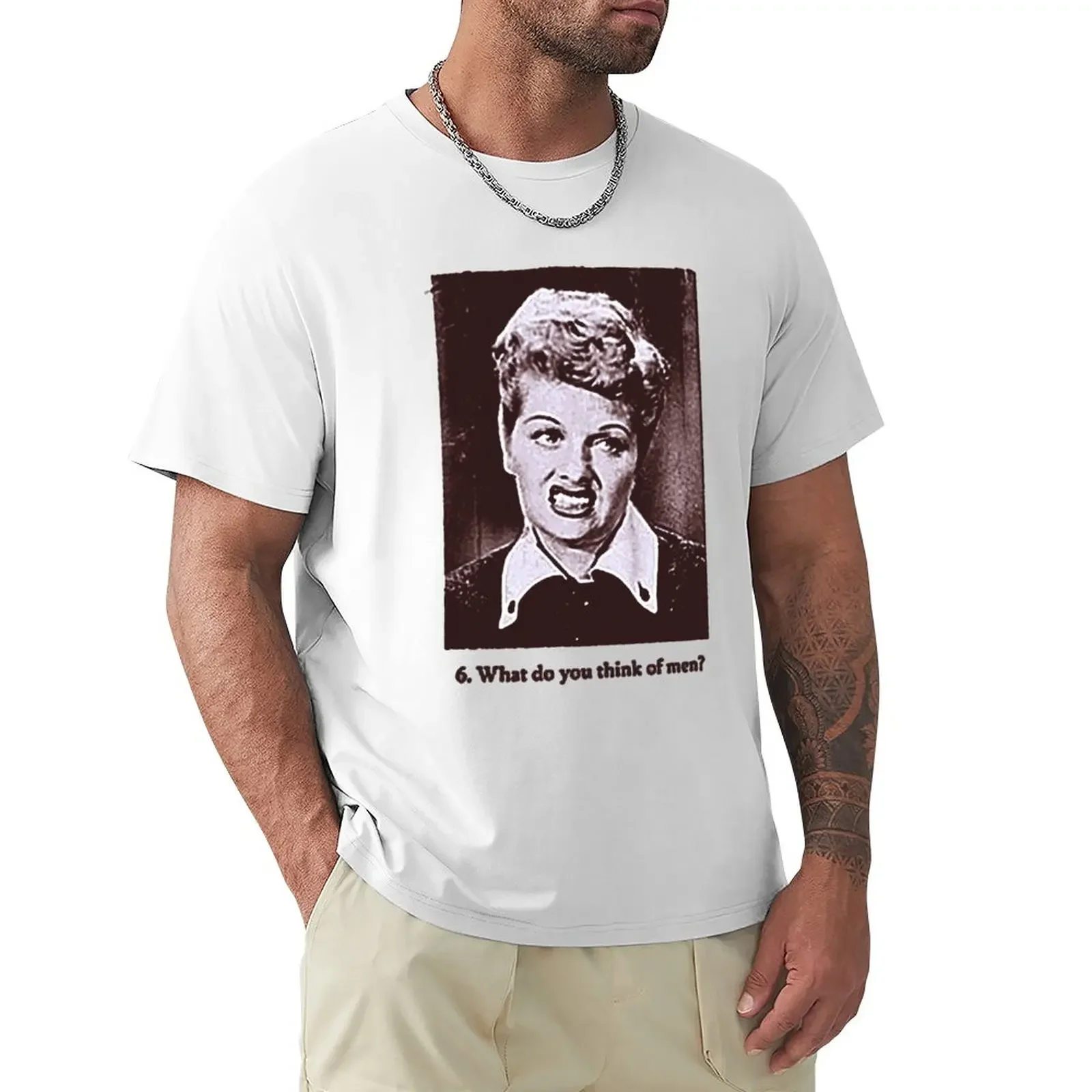 Lucille Ball - Men T-Shirt hippie clothes blanks mens champion t shirts