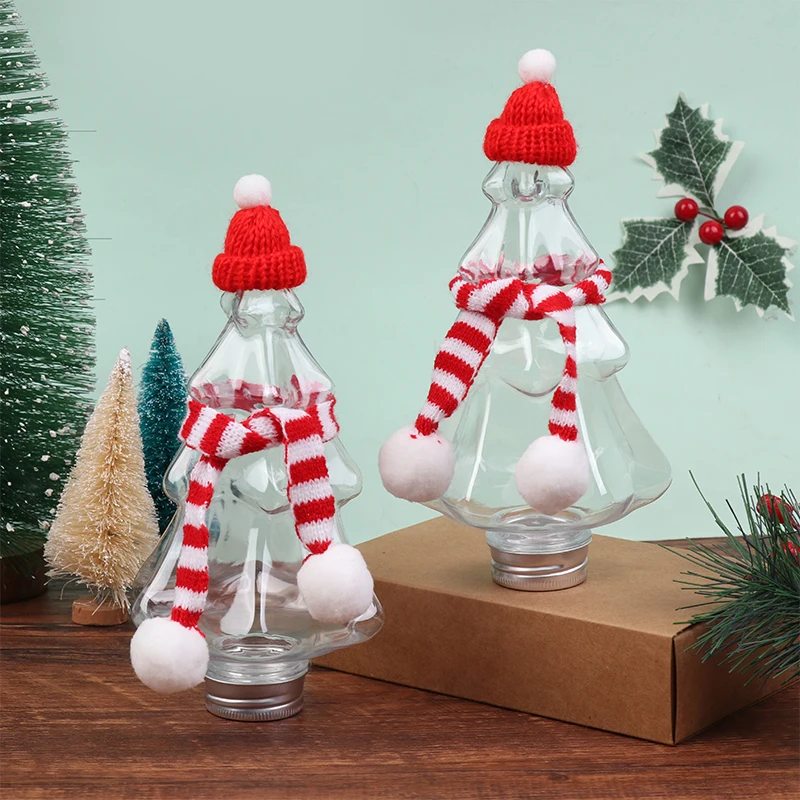 1Pc 400ML Christmas Tree Water Bottle Christmas Decorate Milk Tea Bottle Coffee Drink Cup Portable Drinking Cup Shop Home Bottle