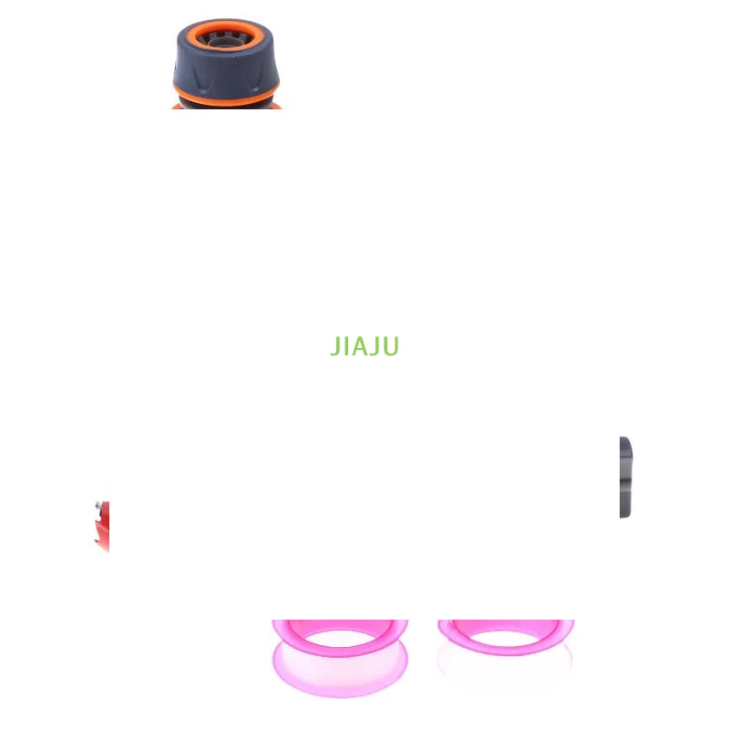 ~3/4 Inch PVC Water Tank Straight Valve Nipple Quick Stop Connector Rubber Coated Adapter Matching Pink Tape Plumbing