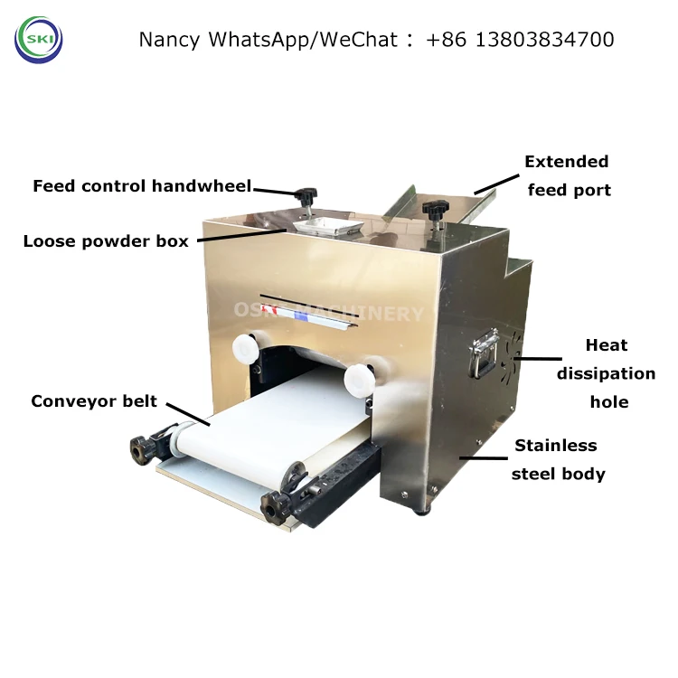 Industrial Pizza Base Dough Press Machine Sheeter Flattener Italian Automatic Pizza Maker Mini Pizza Making Machine