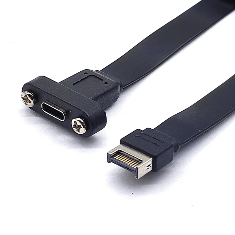 

ABVT-USB 3.1 Разъем для передней панели типа E «папа» к разъему типа C «мама» Кабель расширения материнской платы Передача проводки