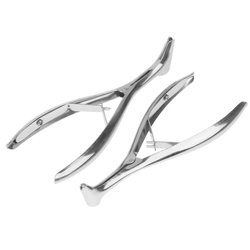 Adult/Children Style Nose Mirror Ear Canal Dilator Stainless Steel Speculum Nostril Nose Pliers Nasal Dilator Professional Tools