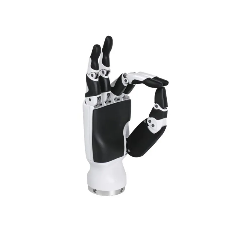 

Five-finger mechanical palm with six degrees of freedom can be redeveloped for scientific research and teaching robot