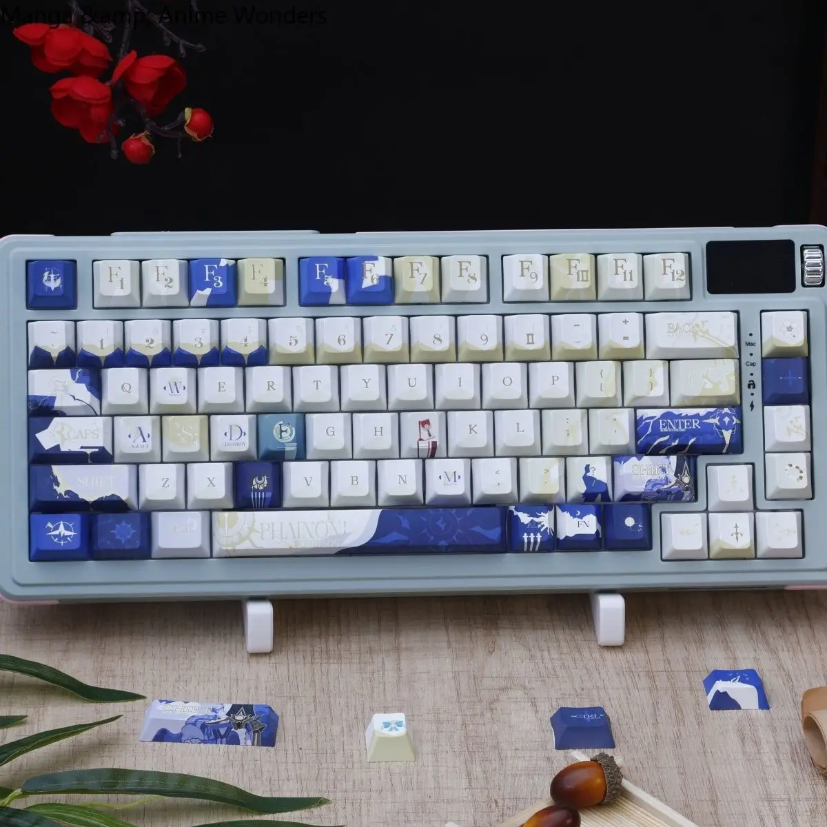 

Anime Honkai: Star Rail Phainon Impression Cosplay Original Double Spell Keycap Cartoon Keyboard Cap Ornament Xmas Gift