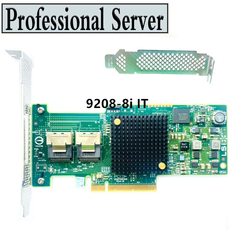 LSI 9208-8I = ( 9207-8i) PCI-E 3.0 HBA FW:P20 IT Mode for ZFS FreeNAS unRAID