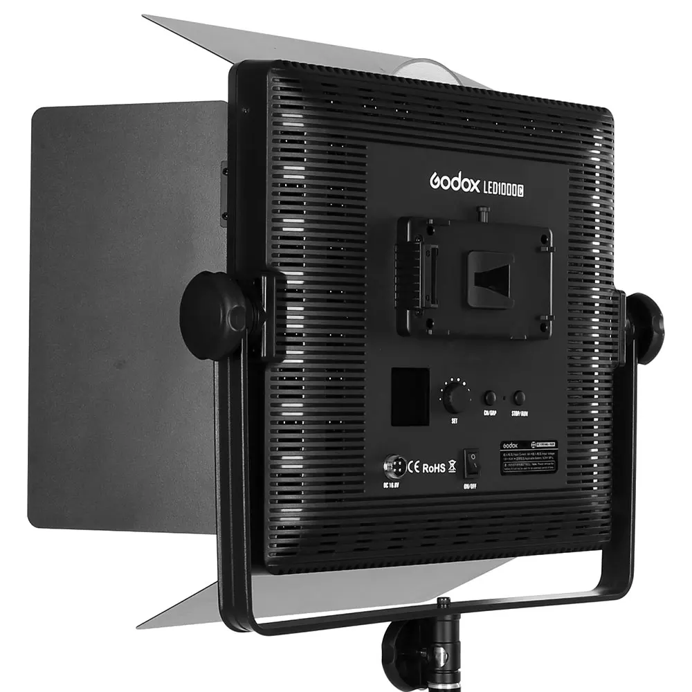 Godox LED1000C Lampu Video Studio untuk Kamera Camcorder Versi Dapat Diganti Jarak Jauh Nirkabel dengan 3300K-5600K Gratis DHL