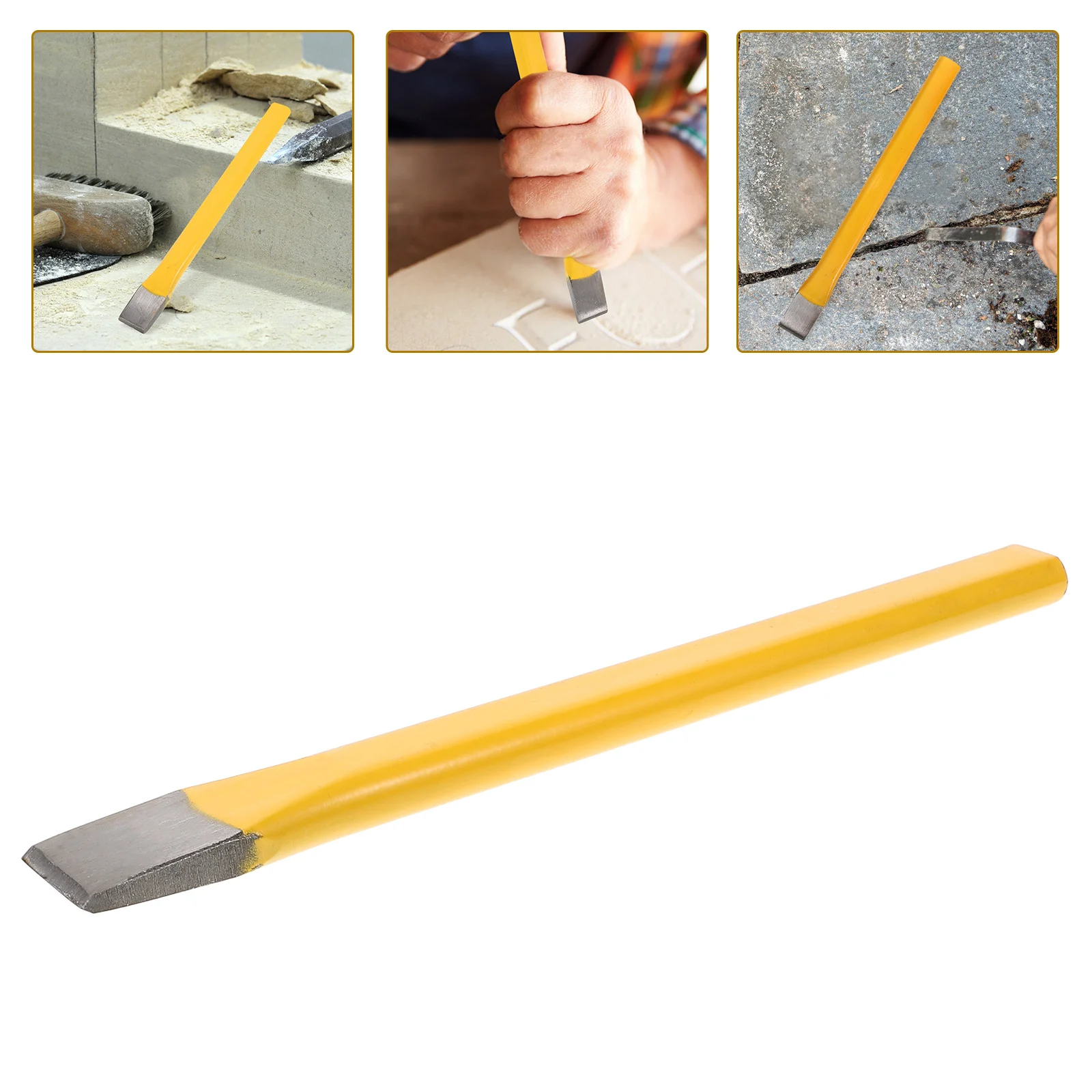 

Heavy Duty Stone Chisel Professional Masonry Chisels for Steel Concrete Carving Sculpture Craft Projects Carving Chisel