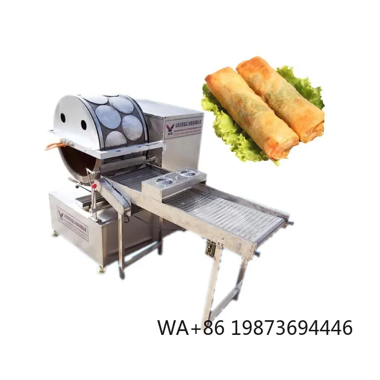 Automatic Spring Roll Sheet Machine Vietnam Rice Paper Making Machine Promotion