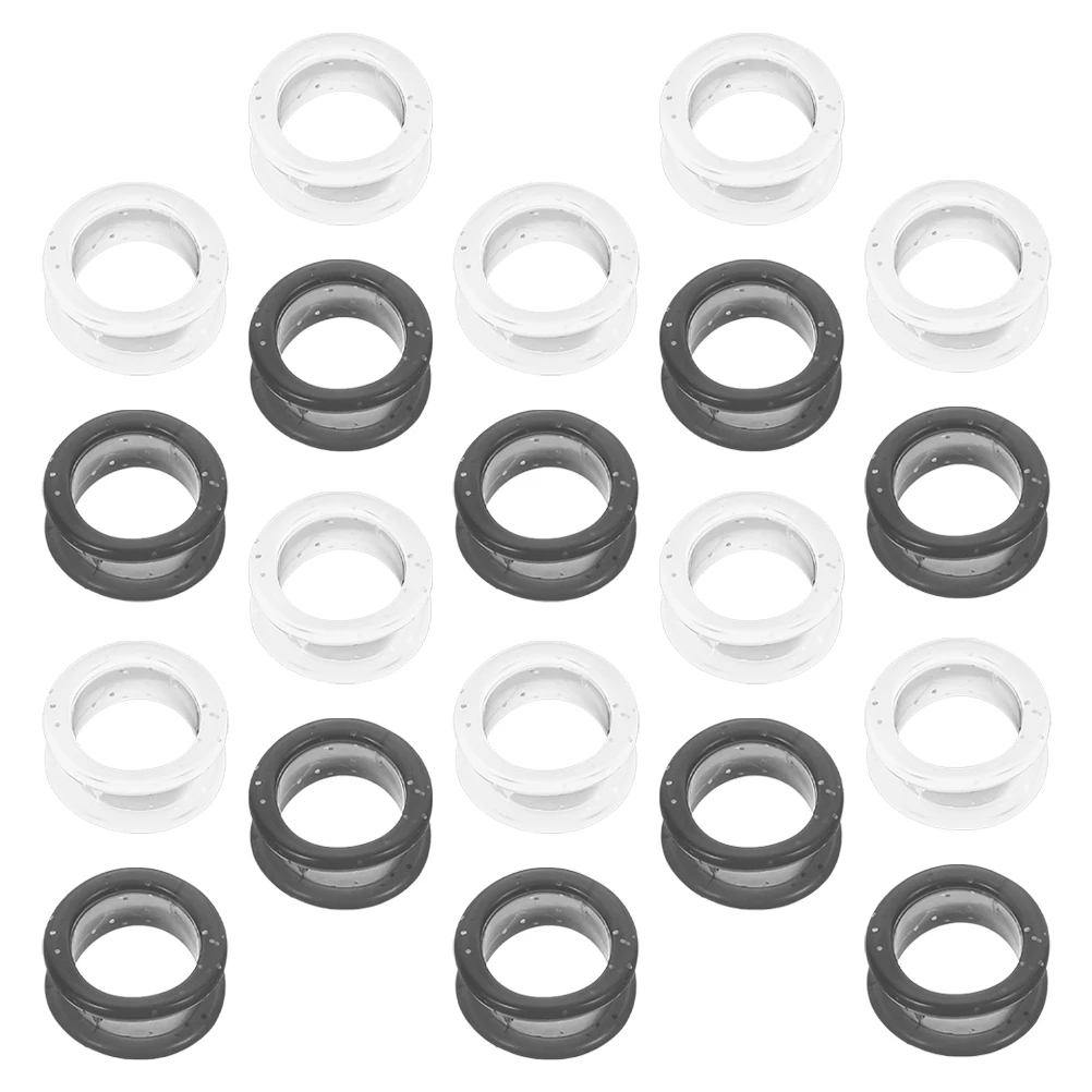 

20pcs Pet Grooming Scissor Finger Rings Silicone Anti-Skid Thumb Inserts For Hairdressing Scissors Non-Slip Protective