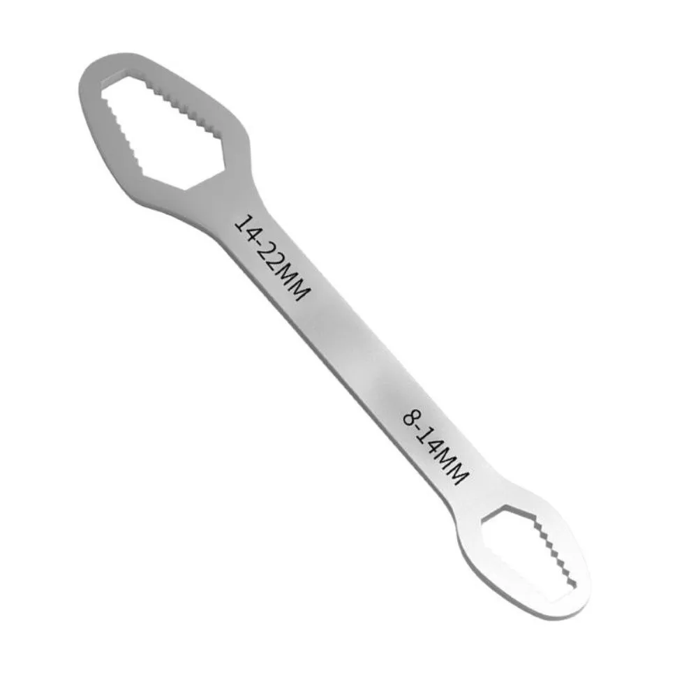 Self Tightening Adjustable Spanner 3-17mm Range Double Head Structure Double Head Torx Wrench Universal Fit Hand Tool