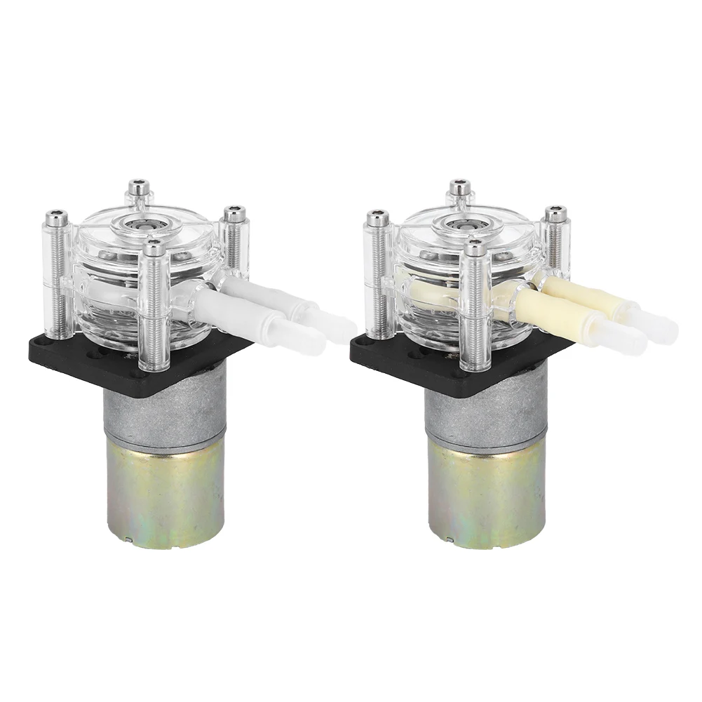 Peristaltic Pump Peristaltic Pump Self‑ Priming Stainless Steel Wheel Frame PC Transparent Head  Motor Priming Pump Pump