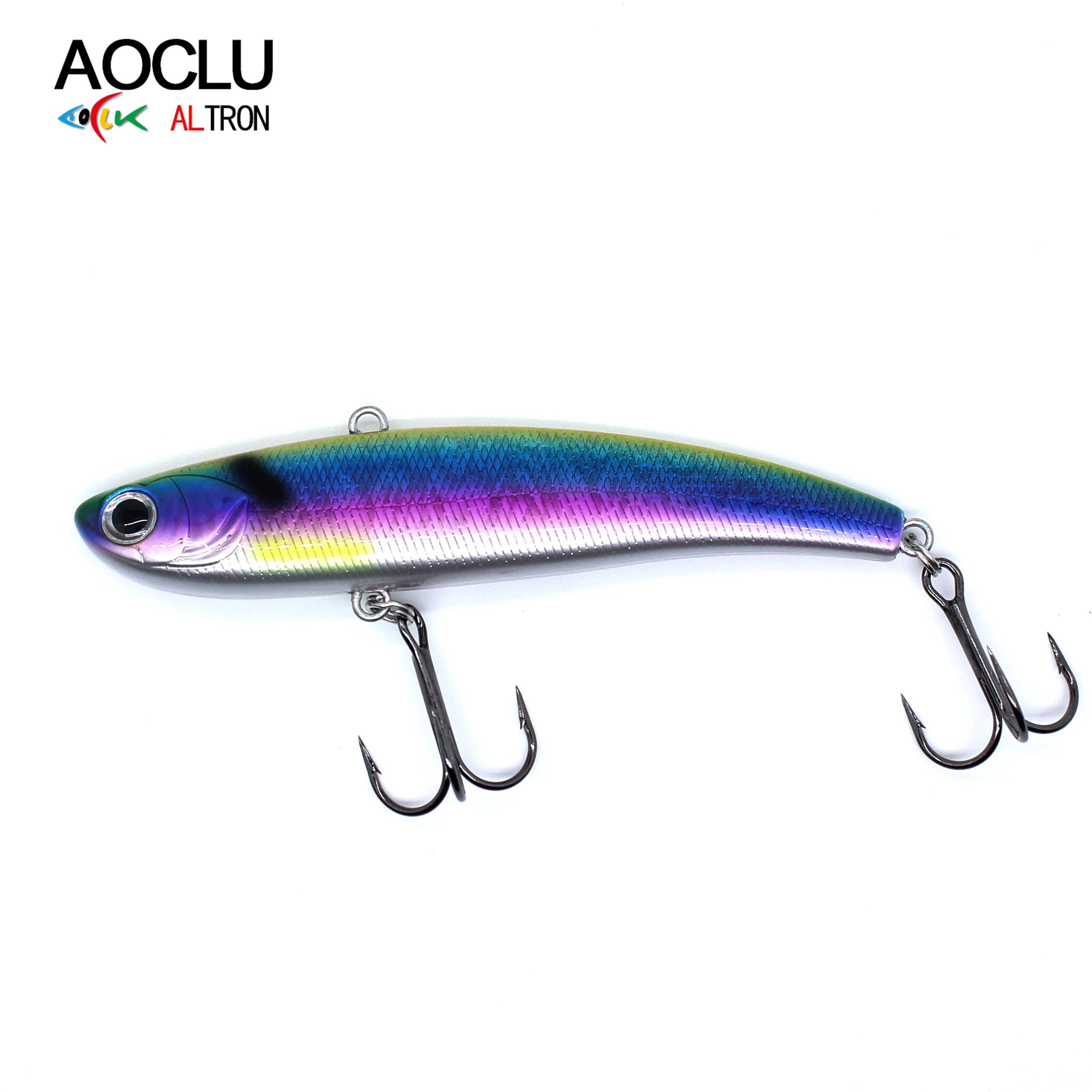 AOCLU-Leurre rigide coulant vibrant de qualité supérieure, appât Élidéal pour la pêche au bar, en eau douce et salée, avec hameçons VMC, 90mm, 29g